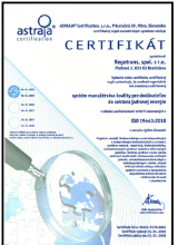 Certifikát ISO 19443:2018 systém manažérstva kvality pre dodávateľov do sektora jadrovej energie