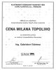 Aqua 2022 Milan Topoli Prize